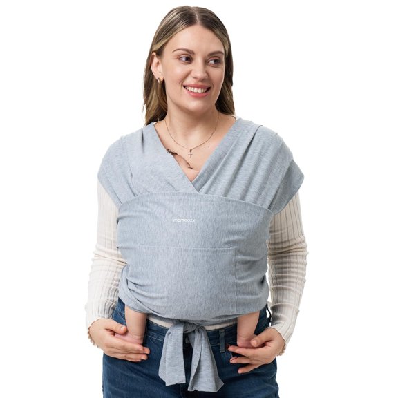 Momcozy Fular Bebé Elastico Portabebé Ergonomico Canguro para Bebés 3,6 a 15,8 kg