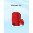 thumbnail image 2 of BOCINA PORTATIL BLUETOOTH CON AGARRADERA PARA BICI/MOTO COLOR ROJO, 2 of 6