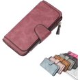 thumbnail image 1 of Cartera popular, Carteras populares para mujeres, Carteras múltiples retro glamorosas, Múltiples ranuras para tarjetas, Gran capacidad, 1 of 7