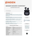 thumbnail image 4 of Audífonos Bluetooth Harmony BINDEN semi in-ear BNC Negro, 4 of 4