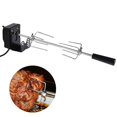 thumbnail image 4 of Rotisserie Kit Stainless Steel Automatic BBQ Grill Rotisserie Set with Motor Grilling Hot Dog Chicken Steak Plug, 4 of 5