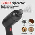 thumbnail image 4 of Aspiradora recargable, potente succión, cubo visual, batería de 2000 mAh, 120 W, 12000 Pa, aspiradora de mano para coche., 4 of 7
