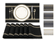 thumbnail image 1 of Mantel Individual De Pvc Lavable Antideslizante 10 Piezas Xtellar negro, 1 of 3