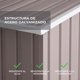 thumbnail image 4 of Cobertizo de Almacenamiento para Jardin Exterior Ranger Relan 143x89x186 de Acero Galvanizado, 4 of 12