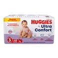 thumbnail image 1 of Pañales Huggies UltraConfort etapa 3 niña 40 piezas, 1 of 6