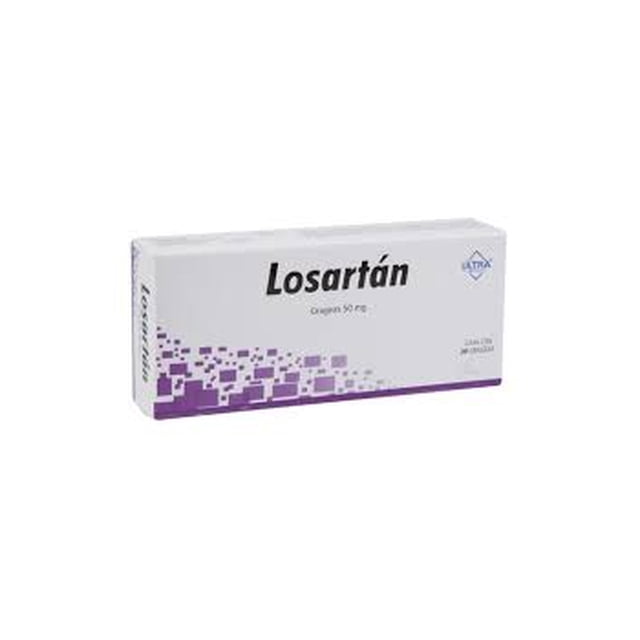 Losartán 50 mg 30 tabletas