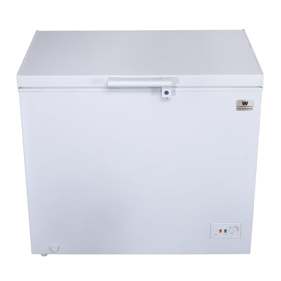 White Westinghouse  Congelador 9 pies  251 Litros  WWCCF89251LHWSD  Inverter  Control dual  Condensador interno  Canastilla  Puertas deslizables  Luz interior  Ruedas
