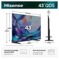 thumbnail image 3 of TV Pantalla Hisense de 43 pulgadas Hi-QLED 43QD5SV 4K con sistema operativo VIDAA, 3 of 12