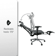 thumbnail image 4 of Silla de Oficina Minimalista con cabecera, Soporte Lumbar y Soporte para pies Ajustable Silla Gamer sillas para Escritorio Silla ergonómica, 4 of 6