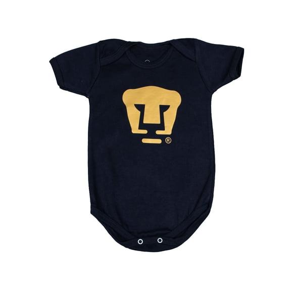 OLD SCHOOL SPORTS Pumas UNAM Pañalero Basic Azul/Dorado Infantil OLD SCHOOL SPORTS Pumas de la UNAM Pañalero de algodón manga corta