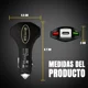 thumbnail image 3 of Cargador para Auto Celular Tablet y GPS 3 Puertos Carga Rápida 35 W USB C, 3 of 5