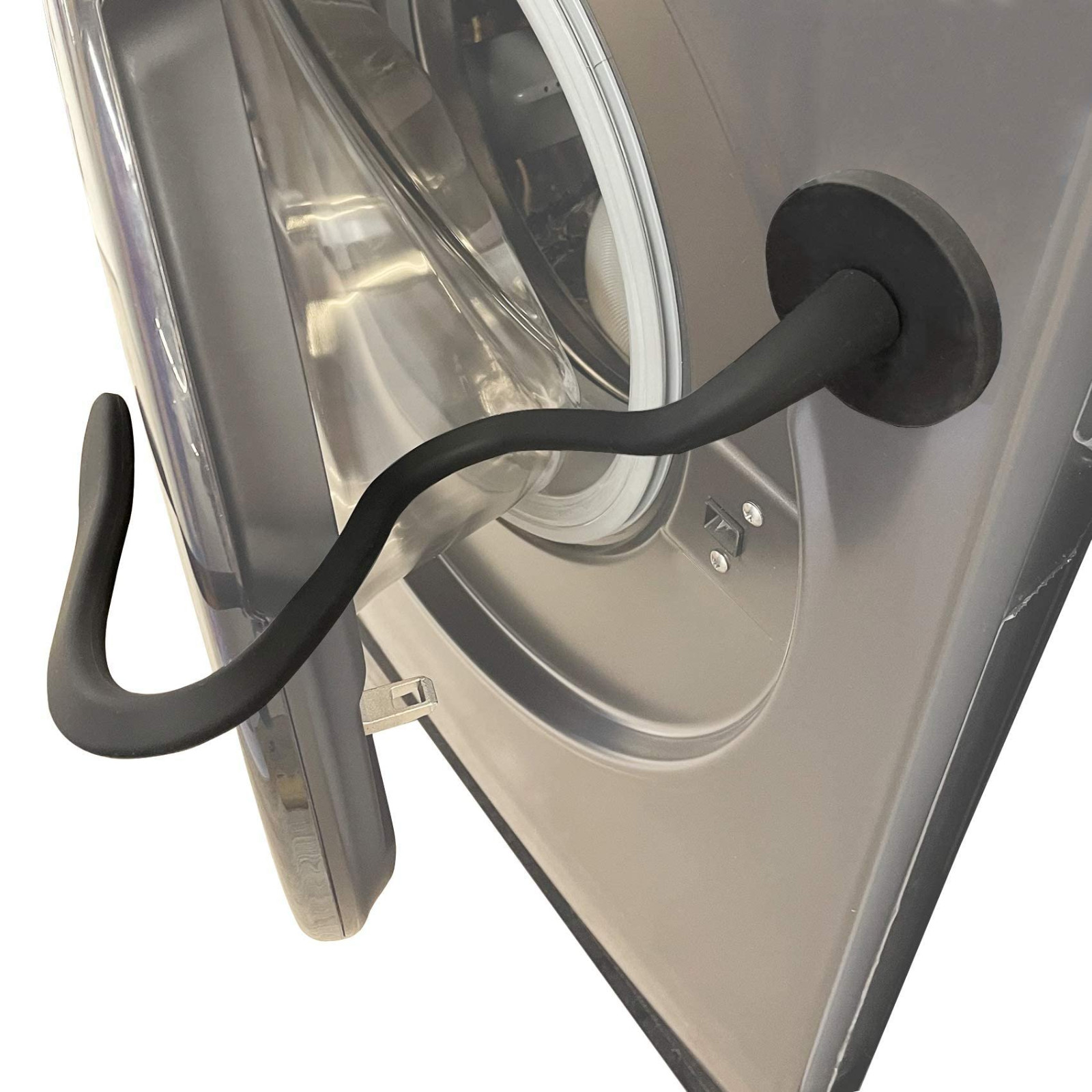 MTBLYS Soporte magnético para la puerta de la lavadora | Imán súper potente | Manguera flexible ajustable | Mantiene la puerta de la lavadora abierta | Accesorio para lavadoras de carga frontal