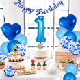 thumbnail image 3 of Billuyoard Conjunto de decoraciones de globos de cumpleaños Decoraciones de fiesta de cumpleaños para sesión de fotos de cumpleaños Prop y fiesta de Kits de decoración para fiestas No.9, 3 of 6