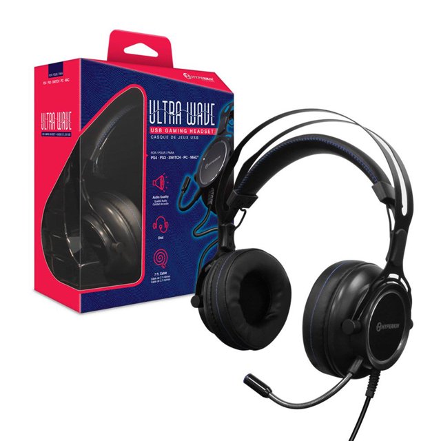 Audifonos alámbricos ULTRAWAVE Hyperkin Para PS4®/ PS3®/ Nintendo Switch®/ PC/ Mac®