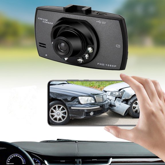 Cámara de tablero de coche 720P, monitor de aparcamiento, grabación en bucle, detección de movimiento, grabadora de vigilancia de 2.2 pulgadas