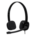 thumbnail image 1 of Audífonos gamer Logitech H151, Negro, 1 of 5