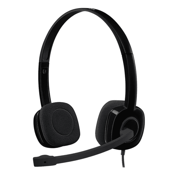 Audífonos gamer Logitech H151, Negro