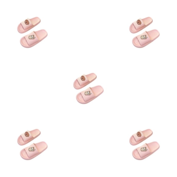 Qarigey Pantuflas de fondo y grueso, cómodas y elegantes, con plataforma y punta abierta, pantuflas para hombre y mujer, zapatillas con punta Type2 NO2