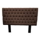 thumbnail image 2 of Cabecera El Bazar Store Capitonada Soho King Size Chocolate 10 cm 150 cm, 2 of 5