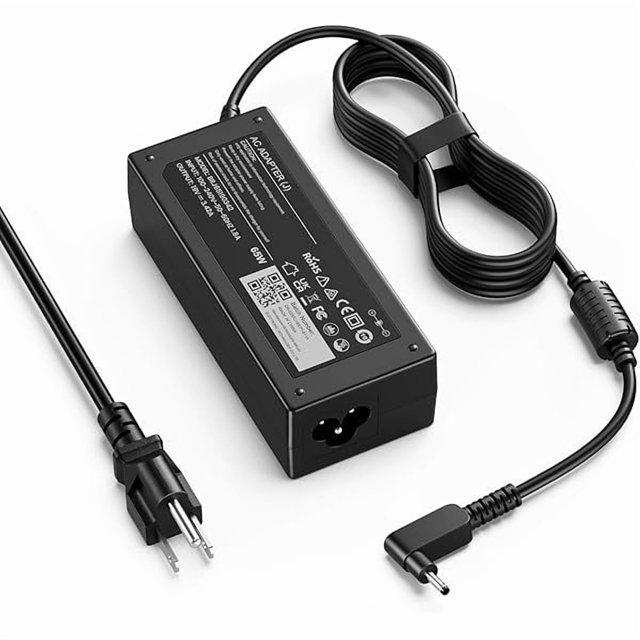 wonima11 Chromebook Charger Compatible with Acer C720/C740/CB5-571/C910; CB3-431 & CB3-532; Spin 3/5; Switch Alpha 12; Aspire R13/R15 – 65W/45W Replacement