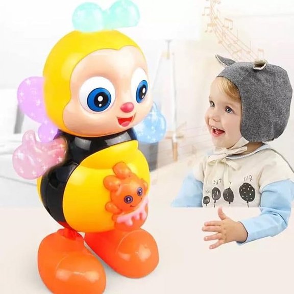 Dancing Bee Toy With Lights Music Juguete Abejita Con Musica Abejita Bailarina Con Luces Preschool Learning Sensory Toys Legs Move Body Eyes