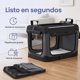 thumbnail image 5 of Transportín Perro Coche Plegable de Tela Oxford 60 x 42 x 42 cm Negro, 5 of 8
