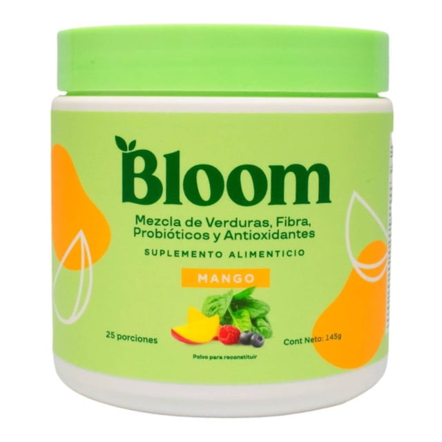 Suplemento alimenticio Bloom con Verduras con Antioxidantes Mango 145g
