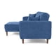 thumbnail image 4 of Sofá Cama Modular Reversible de Lino Azul Modelo Avocata Makora, 4 of 6