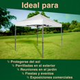 thumbnail image 4 of Toldo Impermeable Plegable 2x2 m Swiss Outdoors, 12 kg blanco, 4 of 10