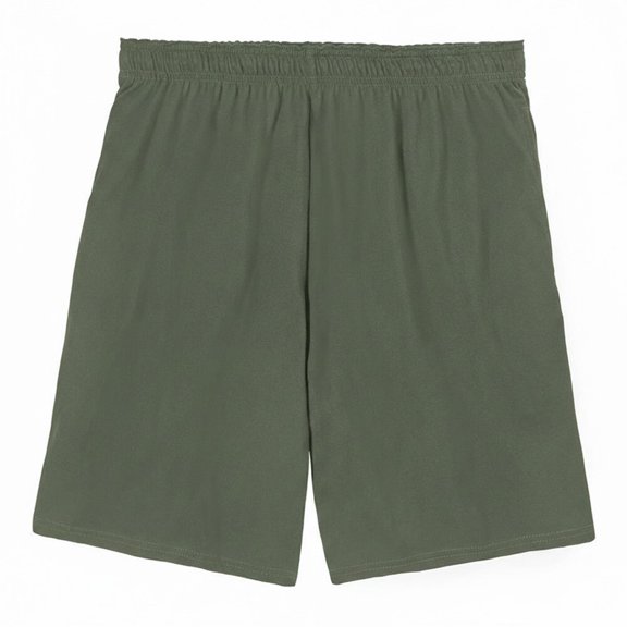 Short Deportivo Fruit of the Loom para Hombre, Algodón Sustentable, Verde, Talla CH