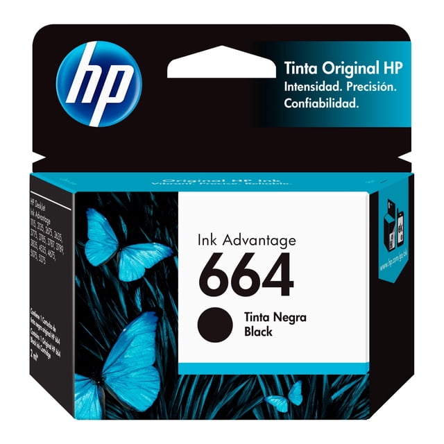 Cartucho de tinta HP 664 negra Original F6V29AL