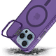 thumbnail image 2 of Funda Case Carcasa Tornasol Color Morado Con Soporte Premium Para iPhone 13 PRO Compatible Con Magsafe, 2 of 7