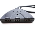 thumbnail image 5 of ColoMX 3 puertos HDMI Switch Conmutador selector de la caja de Hub Splitter con 55 cm de cable de HDMI para HDTV / PS3 / 360 (Negro), 5 of 5