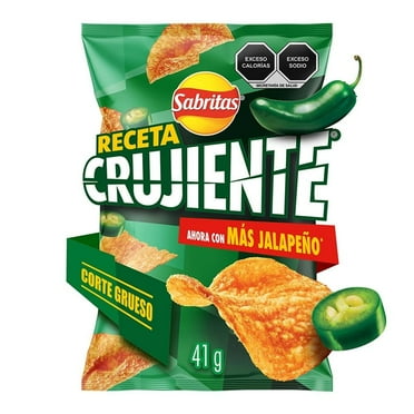 Papa Sabritas Receta Crujiente jalapeño 41 g