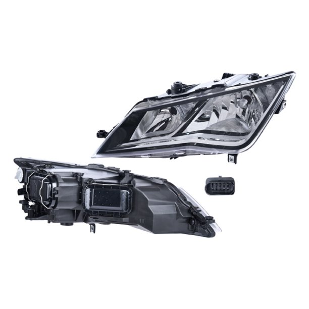 Faro Leon 2014 A 2016 Izquierdo Eléctrico C/Motor P/Halog DEPO