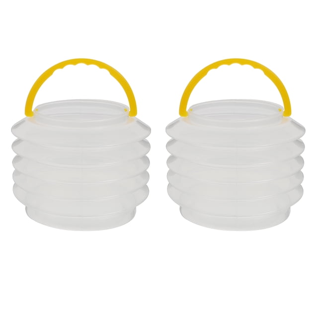Cubos de limpieza de pluma de pintura multifuncionales plegables de 2pcs plegables