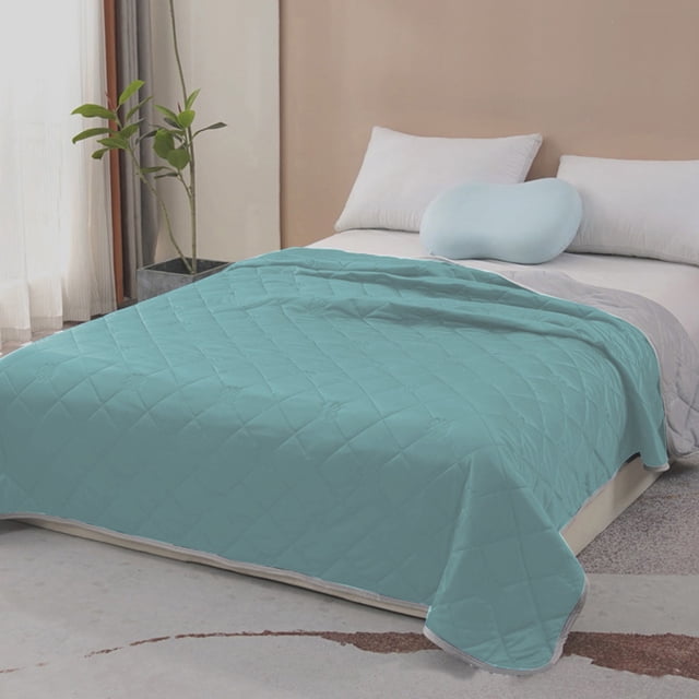 Edredón doble azul y morado | Funda nórdica de poliéster suave para todo tipo de clima | 100 x 150 cm (39 x 60 pulgadas) | Diseño de puntadas | Lavable a máquina | Opciones en azul marino, morado,