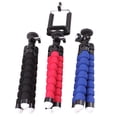 thumbnail image 3 of 3pcs Flexible Esponja Pulpo Trípode Teléfono móvil Smartphone Trípode Flexible Peso ligero Trípode Soporte para teléfono Selfie Trípode de viaje (Negro / Rojo / Azul), 3 of 8