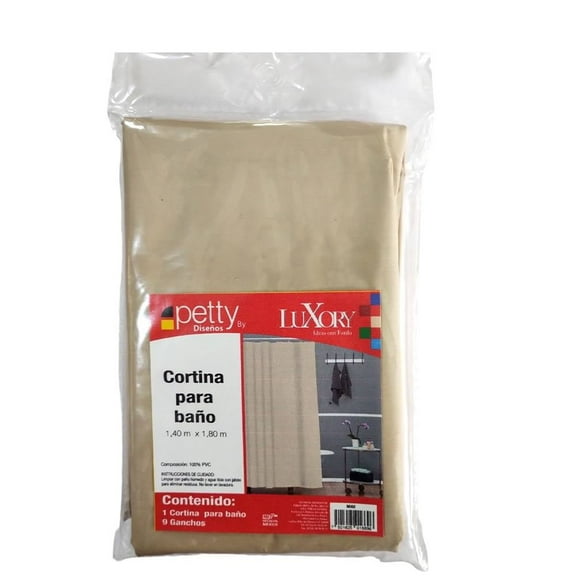 Cortina de Baño Petty Luxory Beige 140x180 cm