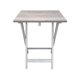thumbnail image 4 of Mesa Plegable Rectangular Hogare Rustik Wood Gris, 4 of 4