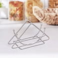 thumbnail image 4 of CaiYueKe Stainless Steel Napkin Holder, Paper Towel Rack for Kitchen Counter, Vertical Napkin Dispenser, Modern Tabletop Napkin Storage Organizer for Dining Room, Restaurant, Cafe, 4 of 7