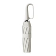 thumbnail image 3 of Xihbxyly Paraguas Automático Resistente Al Viento con Mosquetón - Paraguas de Viaje Grande de 27 Pulgadas, Negro/Blanco, Diseño Resistente de 10 Varillas, Apertura y Cierre Automáticos, Impermeable y, 3 of 7