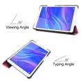 thumbnail image 2 of Funda para Huawei MediaPad M5 Lite - Funda delgada y ligera con soporte inteligente rojo, 2 of 8