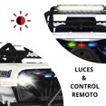 thumbnail image 2 of Camioneta Montable 93 cm Electrica para Niños Control Remoto 12v - Blanco, 2 of 8