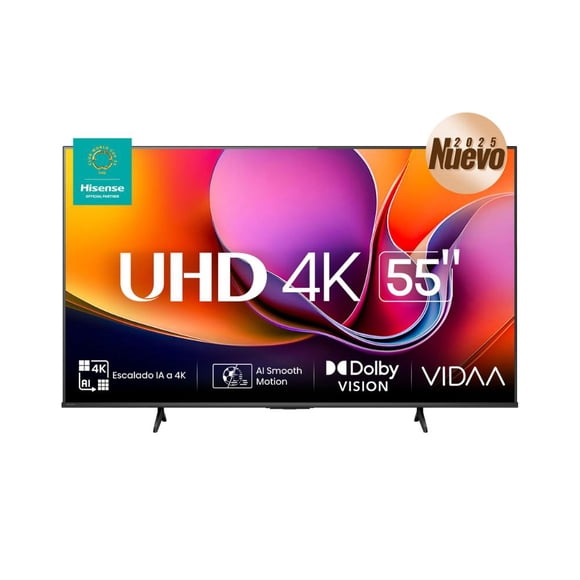 Tv 55 Pulgadas Smart TV UHD 4K 55A65NV VIDAA Hisense