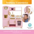 thumbnail image 3 of Cocina De Juguete Cocinita De Madera Para Niñas Kids House pink And Gold COC9PG, 3 of 7