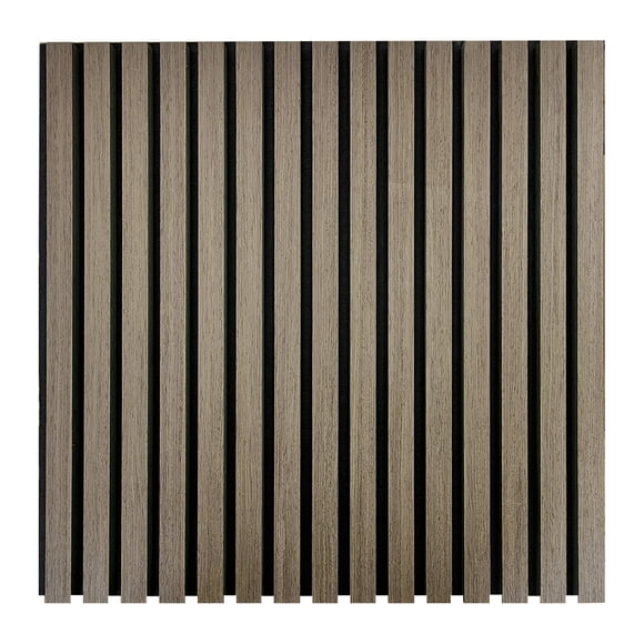 Lambrin Acústico Panel decorativo Nogal Expreso Para Muro Tipo Madera 60x60cm 4pz
