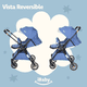 thumbnail image 4 of Carriola Para Bebé Reversible Plegable Tremiti Multiposiciones IBaby azul, 4 of 9