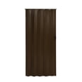 thumbnail image 1 of Puerta Plegable Nogal Tabaco 100x215 cm PVC Tipo Acordeón para Interior, 1 of 8