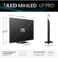 thumbnail image 5 of Hisense Television 75U7QG Pro Pantalla 75 Pulgadas,Mini-LED Pro Smart Google TV UHD 4K,Control Remoto por Voz con Alexa,Modo de Juego Ultra de 165 Hz,Hi-View AI Engine Pro, 5 of 5